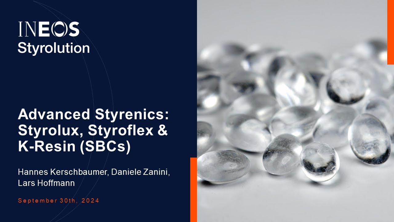 Advanced Styrenics: Styrolux, Styroflex & K-Resin (SBCs) (EMEA) - webinar