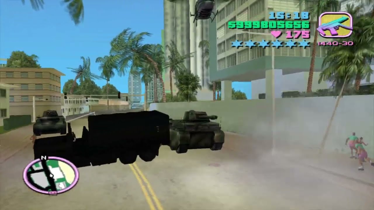 GTA Vice City (PS2 Classics) | Six Star Shootout | Little Havana, Police Station & Mall