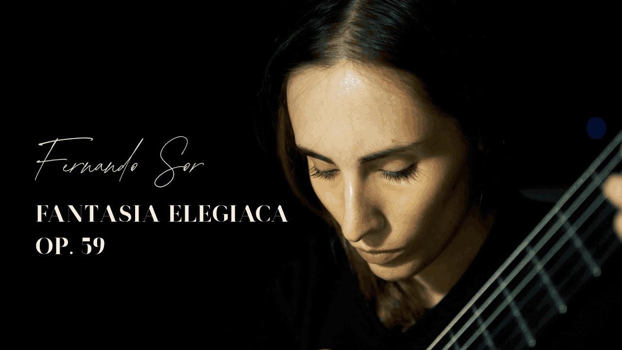 Fernando Sor, Fantasia Elegiaca op. 59 | Classical Guitar performance by Clara Ciliberti