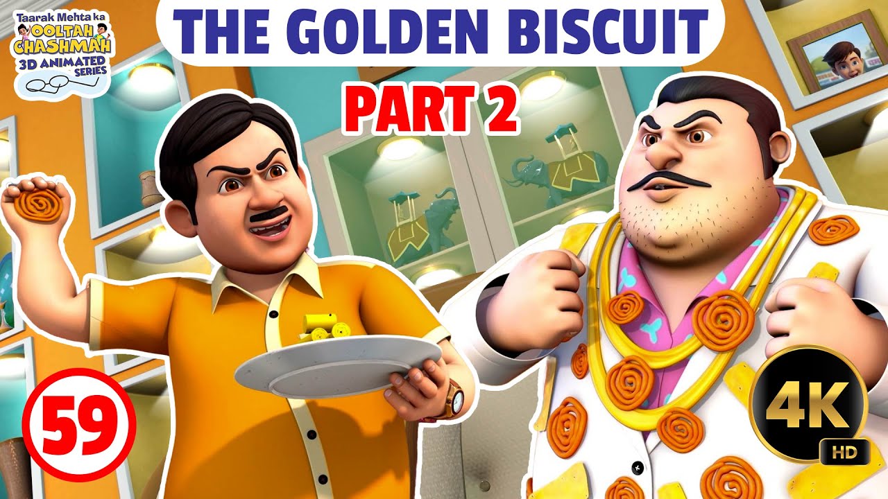 Jethalal Ne Billa Ko jalebi fhafda se sajja diya | Part 2 | Episode 59 | The Golden Biscuit 