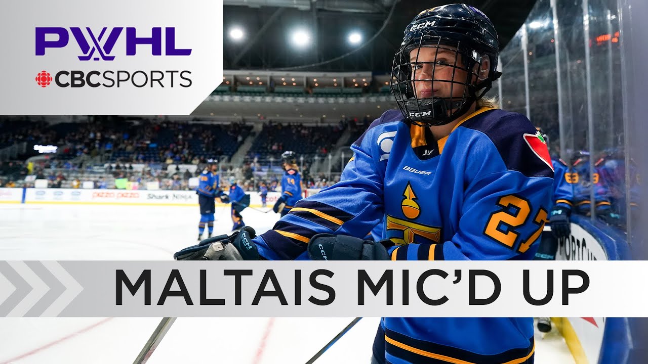 PWHL Mic'd Up: ‘That hit was CLEAN’, Toronto Sceptres’ Emma Maltais | #CBCSports