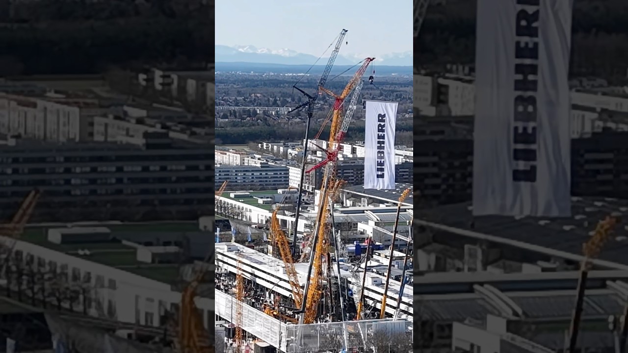 Bauma 2025 days 1&2 ✅ #liebherr #cranes #contentcreator