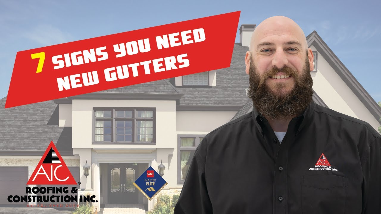 7 Signs that your home needs NEW GUTTERS