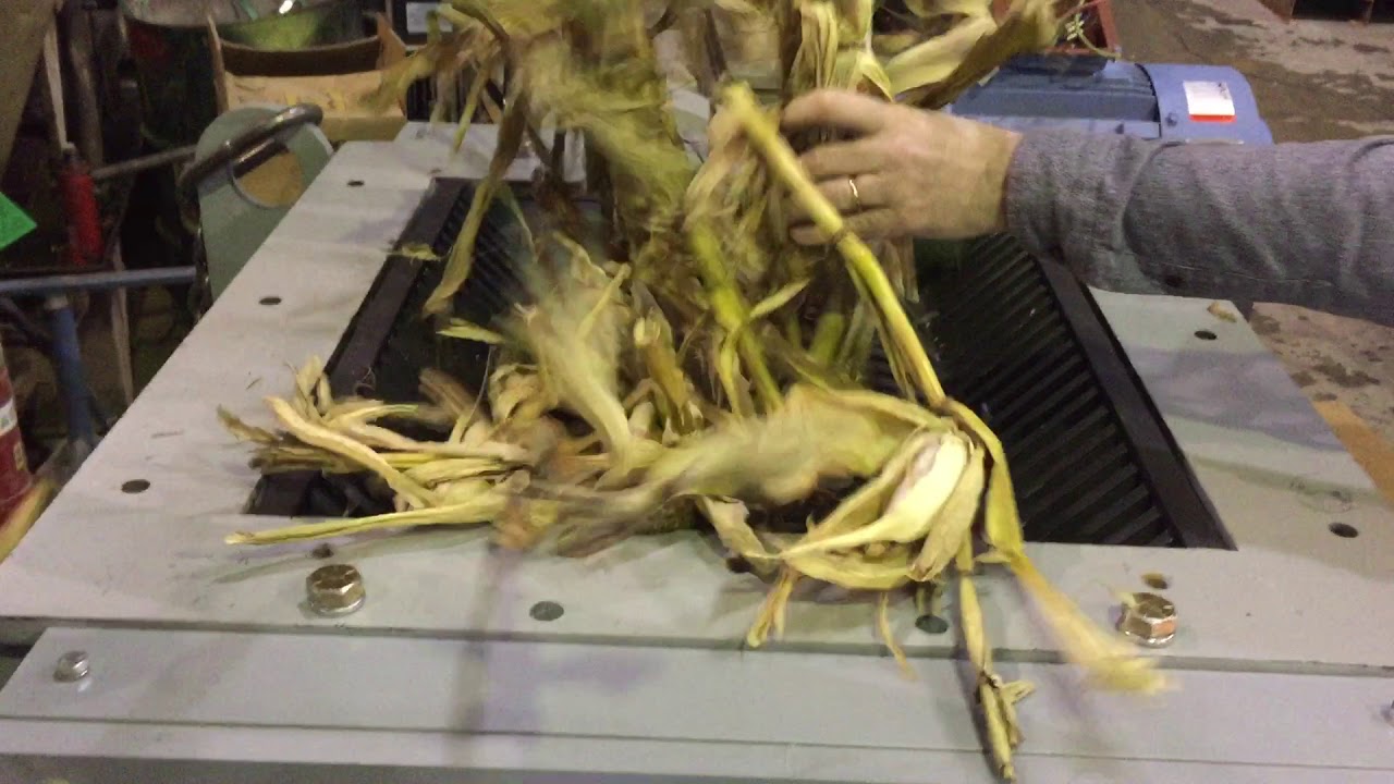 Commercial Cannabis Plant Waste Shredder