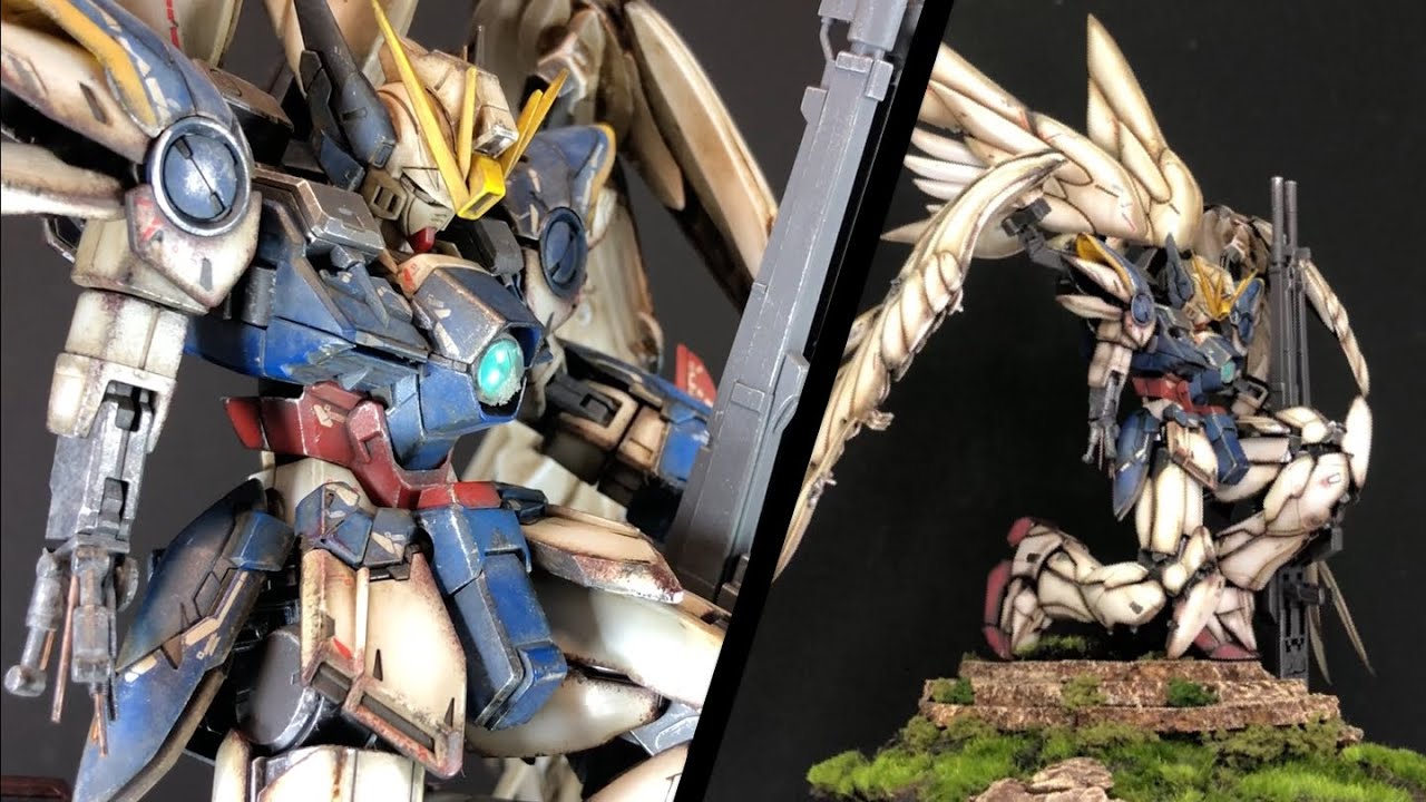 Изготовление диорамы Wing ZERO стоимостью 100 йен