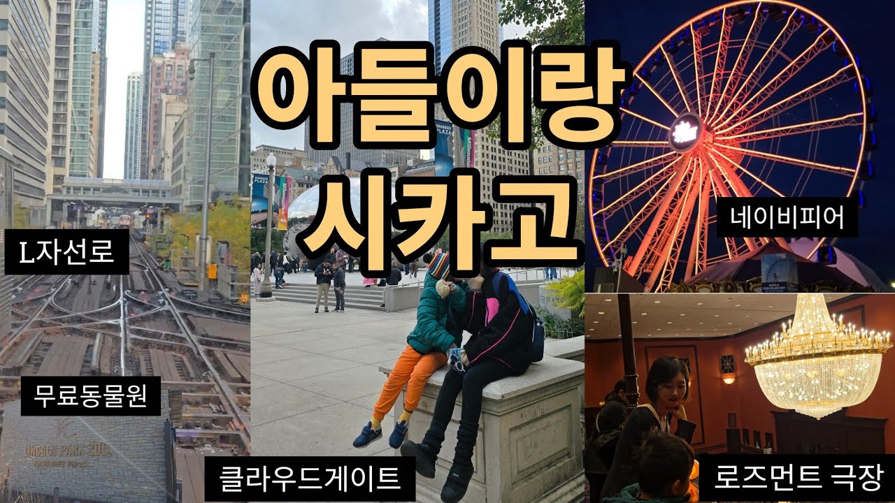 🇺🇲미국여행] 시카고#1 | 클라우드 게이트(더빈)/네이비 피어/시카고동물원&에어비앤비 대참사 🤦‍♀️ChicagoCloud Gate/Navy Pier/Zoo& bad Airbnb