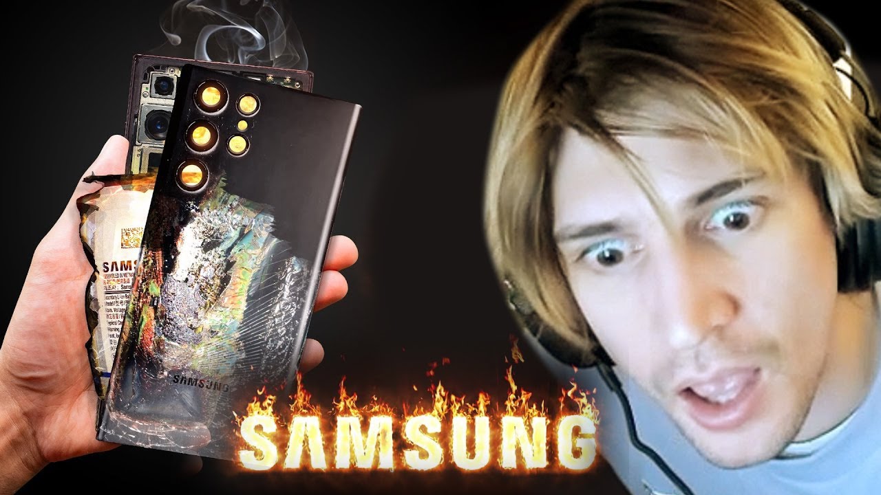 xQc Reacts to 'Samsung phones are Blowing Up - Here’s Why.'