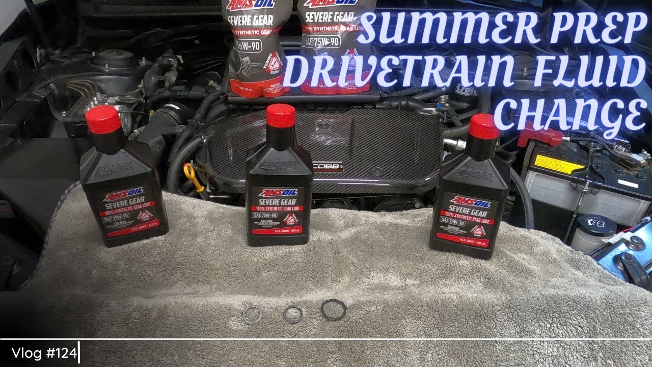 2020 WRX Amsoil Transmission & Differential Fluid Change