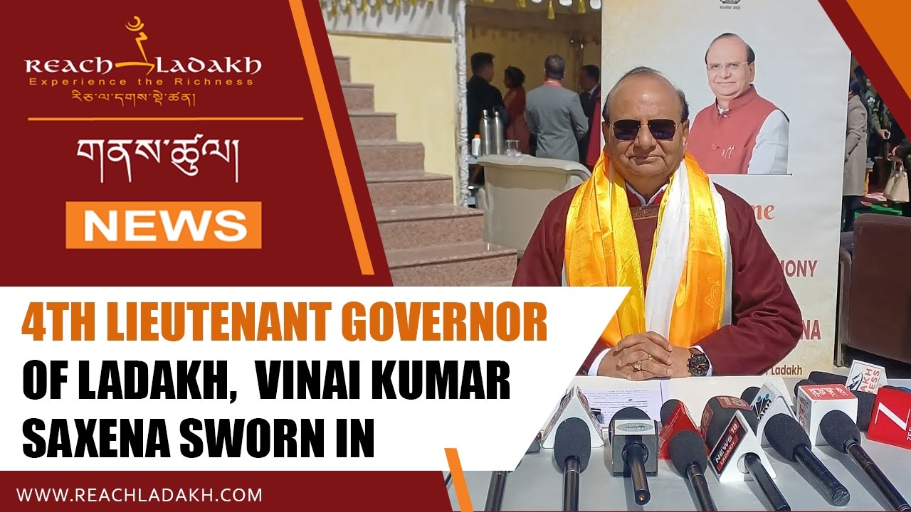 4th Lieutenant Governor of Ladakh,  Vinai Kumar Saxena sworn in