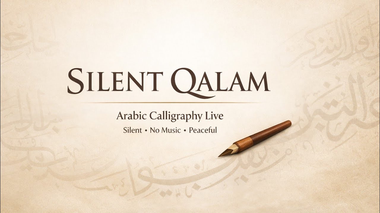 Silent Qalam calligraphy  is live! #live #shorts #foryou