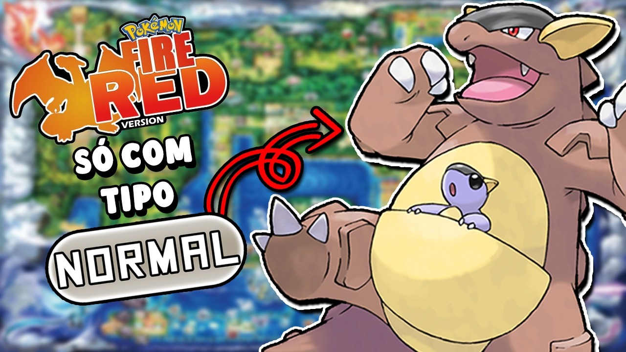 Só Pokémon NORMAL! Tentando ser o MELHOR treinador de KANTO!