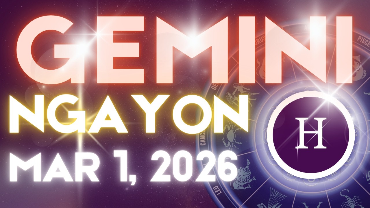 GEMINI Horoscope Ngayong Araw MARCH 1, 2026 Tagalog Horoscope Gabay Kapalaran