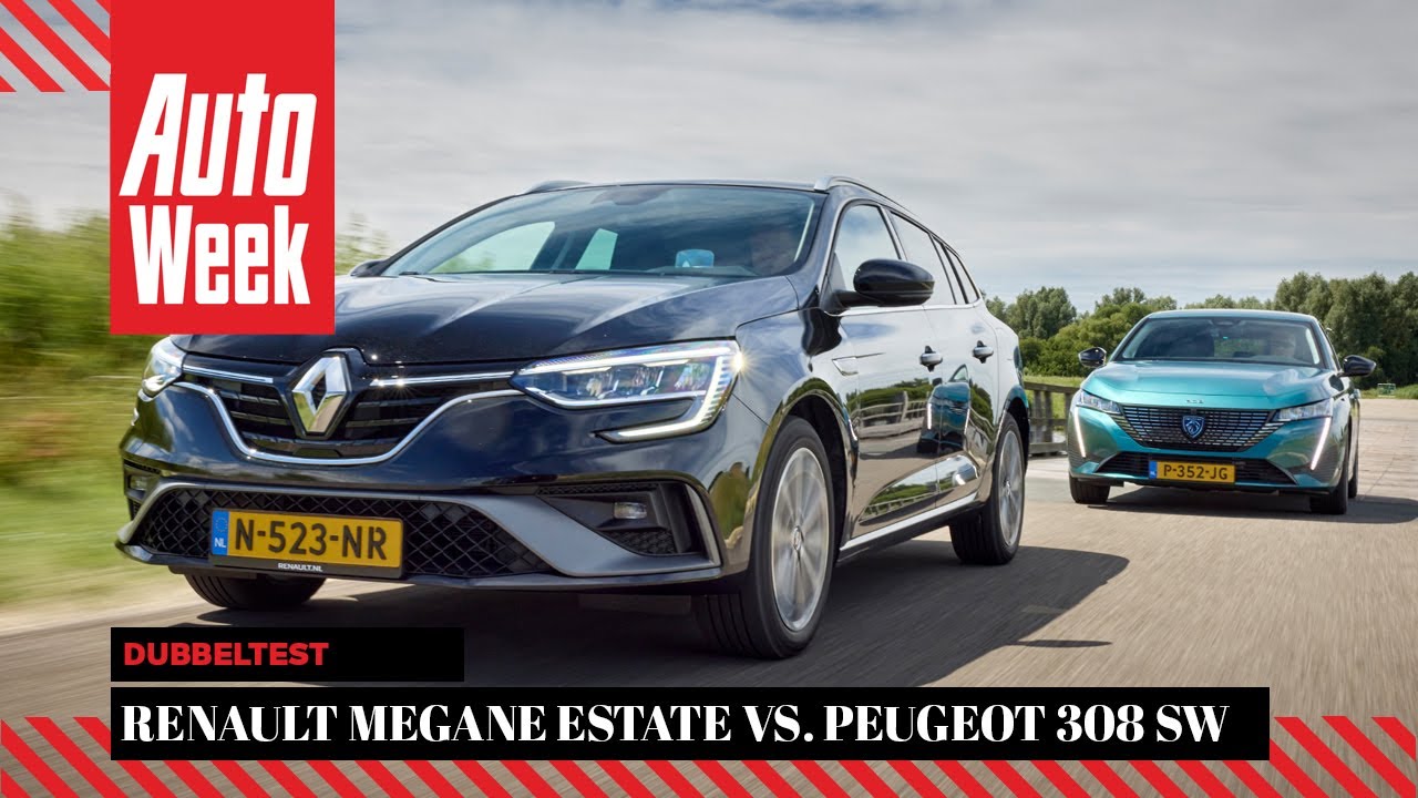 Peugeot 308 SW Hybrid 180 vs. Renault Mégane Estate PHEV 160 - AutoWeek dubbeltest