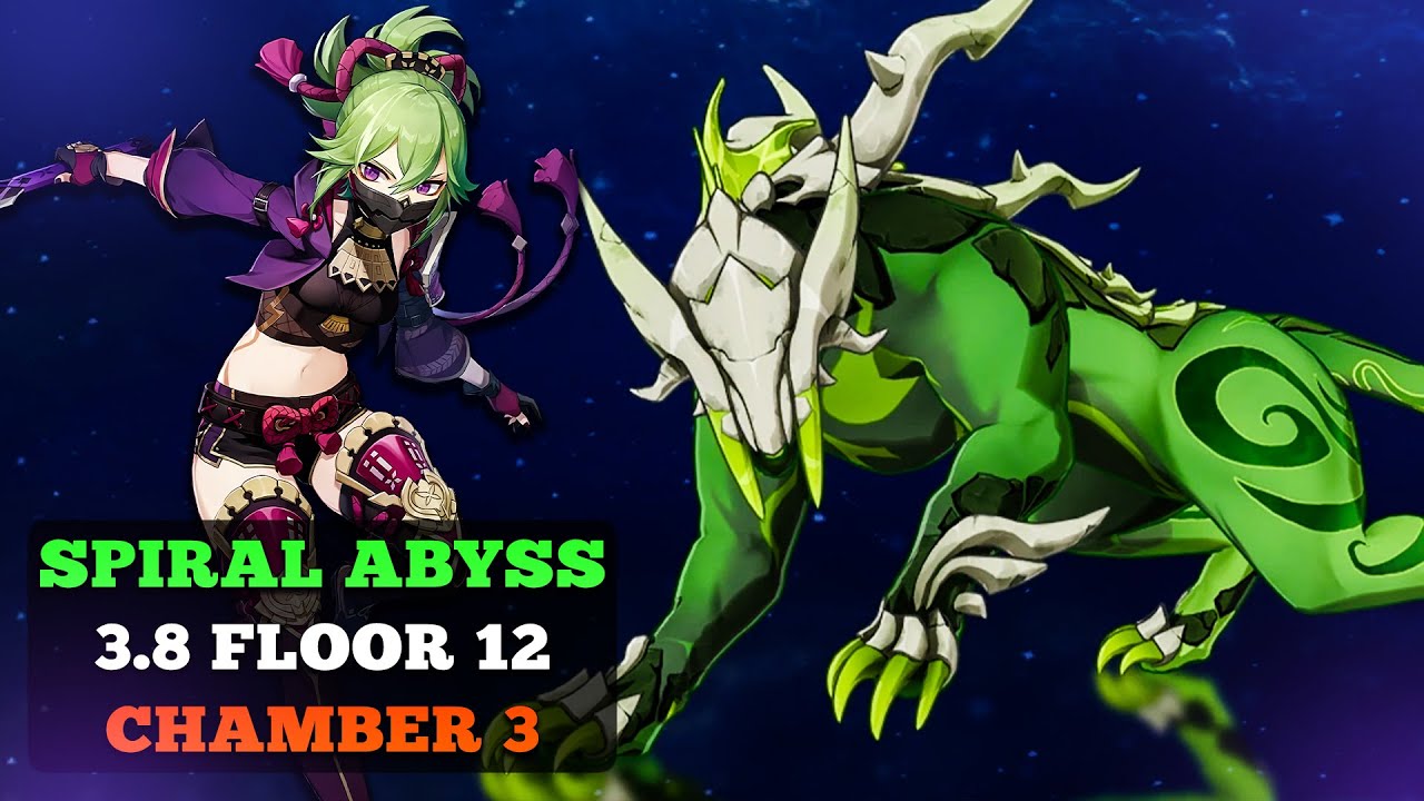 Spiral Abyss 3.8 - Floor 12 Chamber 3 (3 Star Clear)