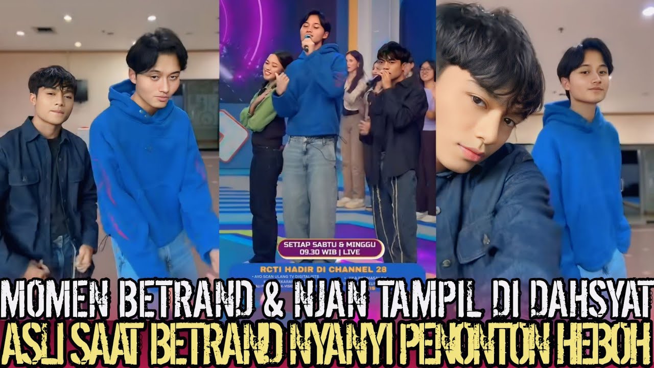 KEREN‼️MOMEN BETRAND PUTRA ONSU & RIZWAN FADILAH TAMPIL DI DAHSYAT ASLI SAAT NYANYI PENONTON HEBOH