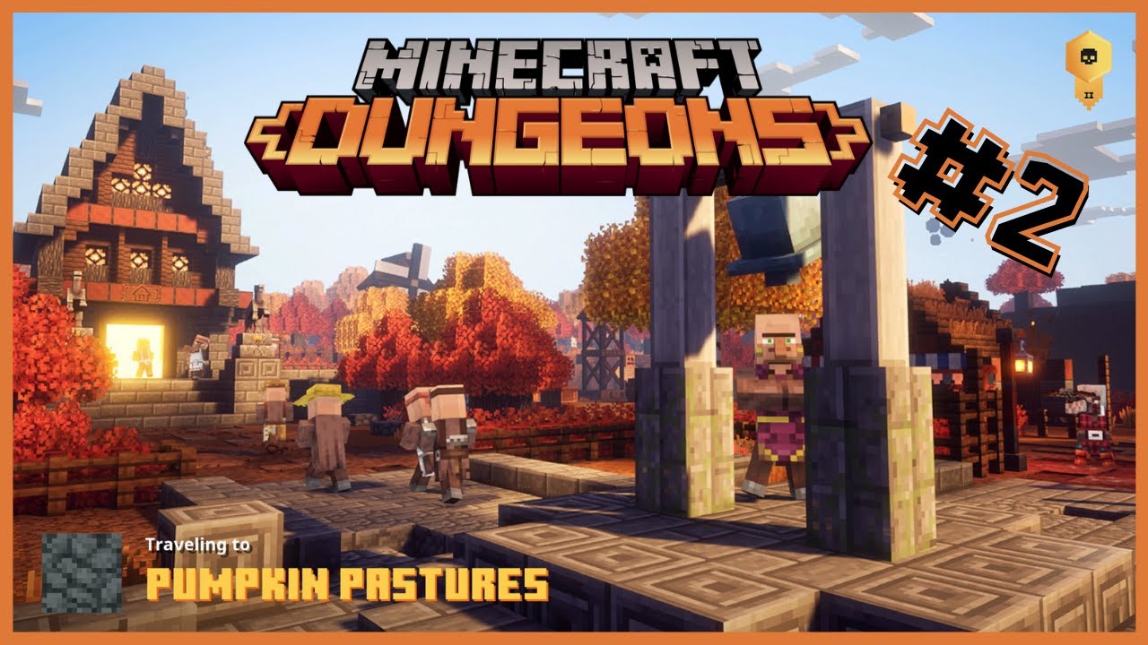 Minecraft Dungeons Gameplay PUMPKIN PASTURES
