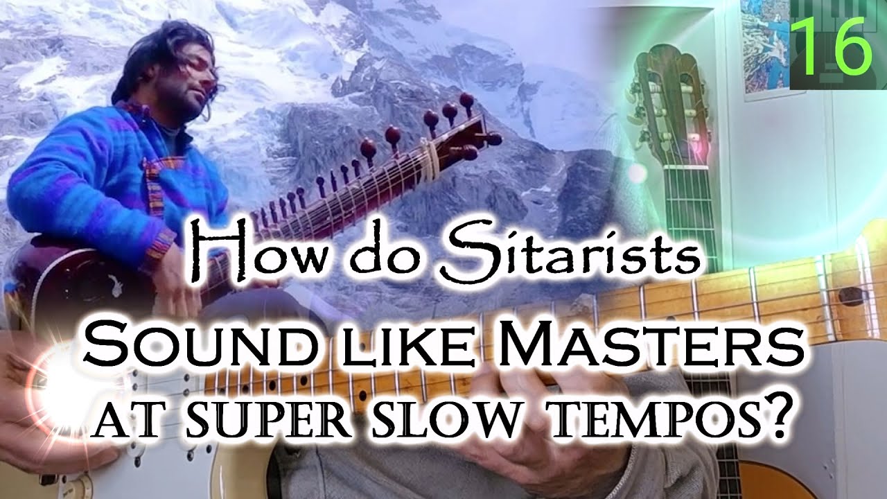 Meditative Improvisation Sitar Style - Raag Jog Guitar Masterclass, Indian Classical Music lesson