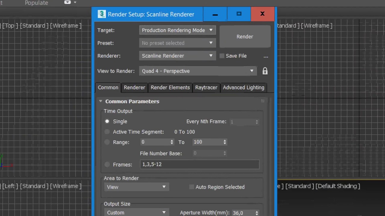 Introdução ao Render Setup no 3ds Max 2020