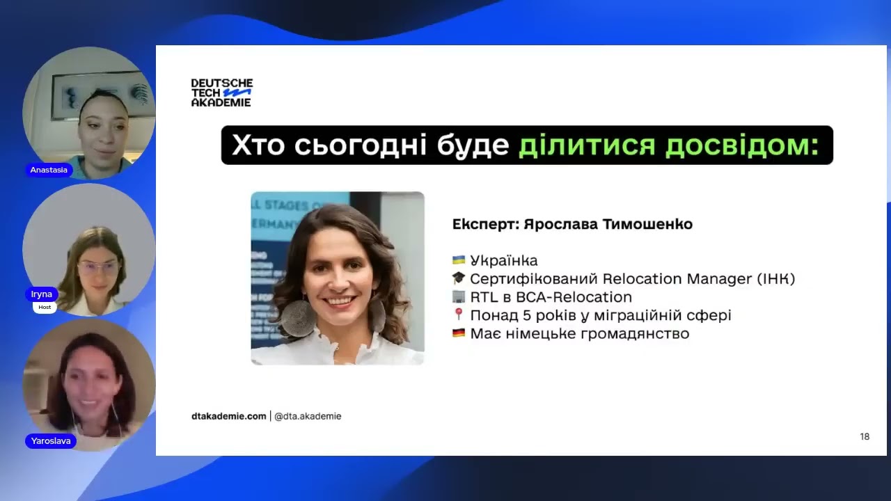 Вебінар  Що після §24  Weiterbildung — шлях до німецького паспорту