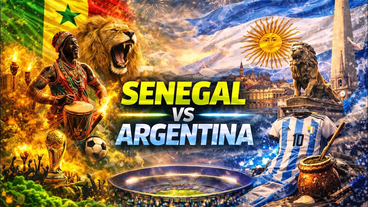 Dream Match! Senegal vs Argentina | Group Stage 2/3| FANTASY FIFA World Cup Simulation | 4K Gameplay