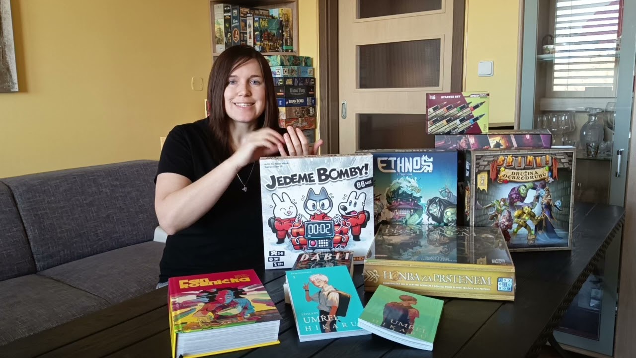 Zodpovědné nakupování her, Jedeme bomby, tip na malování figurek, rozšiřko na Břink, literární tipy