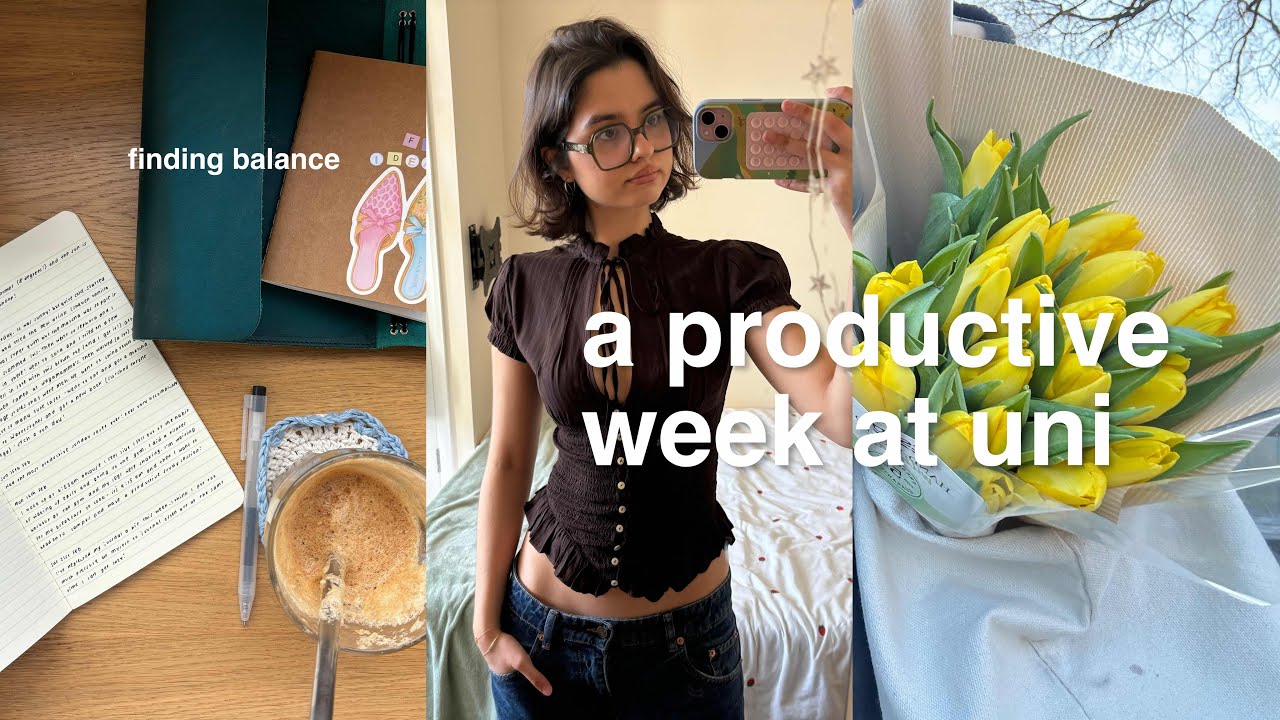 finding balance at uni | productive study days, shopping, resetting 