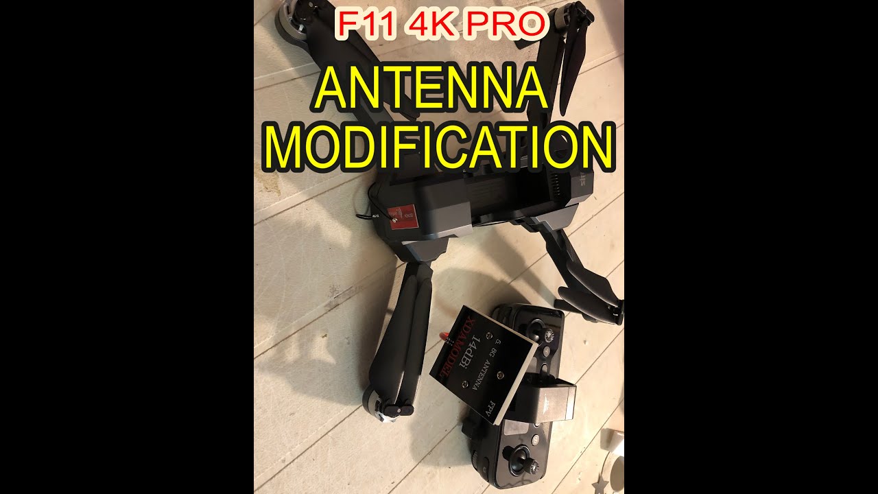 SJRC F11 4K PRO Antenna Mod