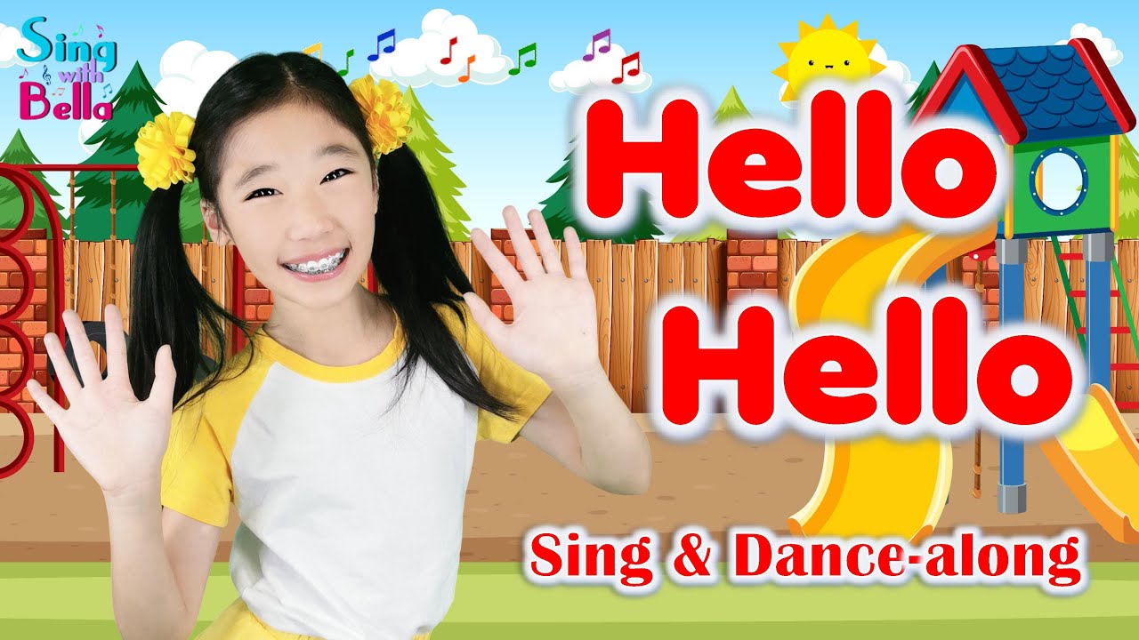 Hello Hello! Can You Clap Your Hands | Super Simple Song Covered By Bella with Lyrics and Actions
