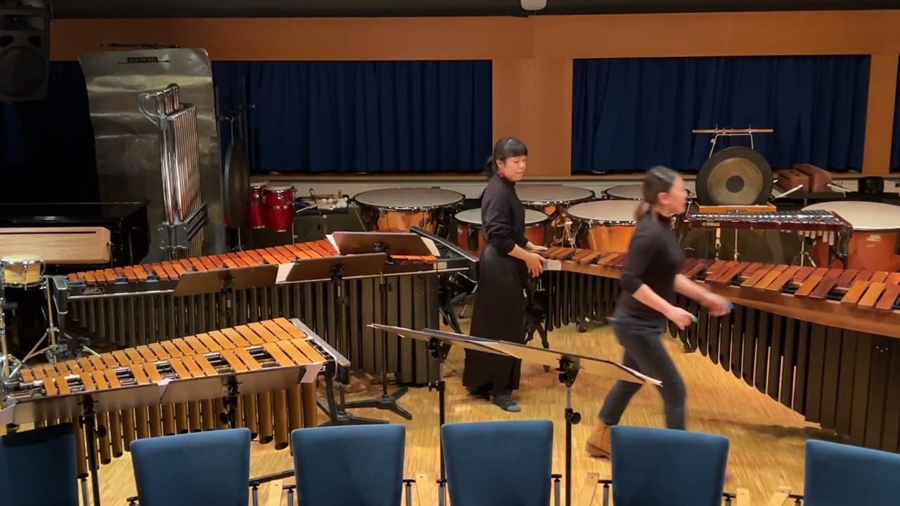 Couperin Szu Chia and Miyaka at Domniq Concert 28.11.23 Saal Schlagzeughaus
