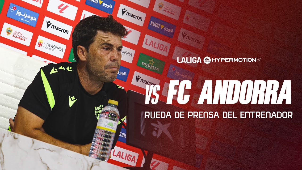 🎥 Rueda de prensa previa partido  UD Almer&iacute;a - FC Andorra