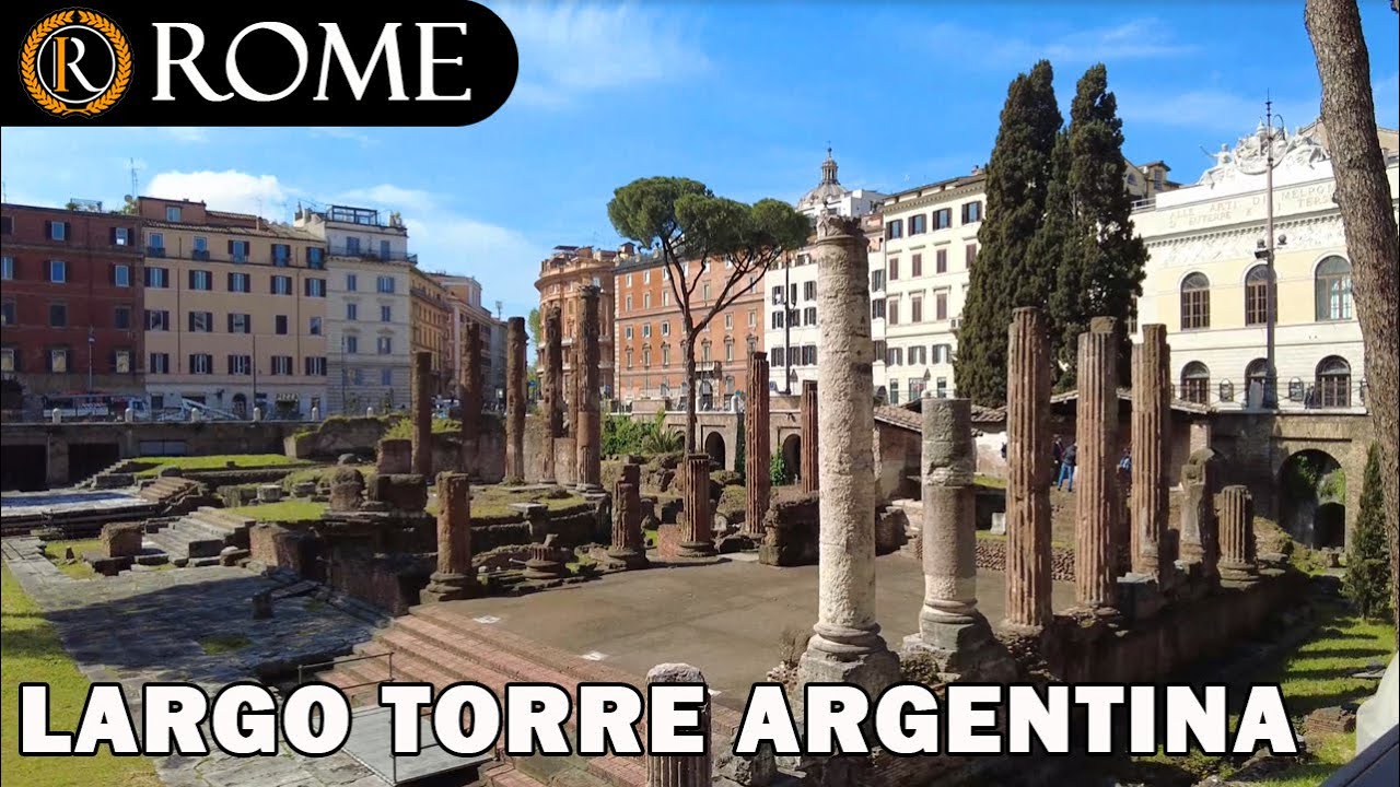 🇮🇹 - РИМ 4K ● Священная площадь Торре-Арджентина