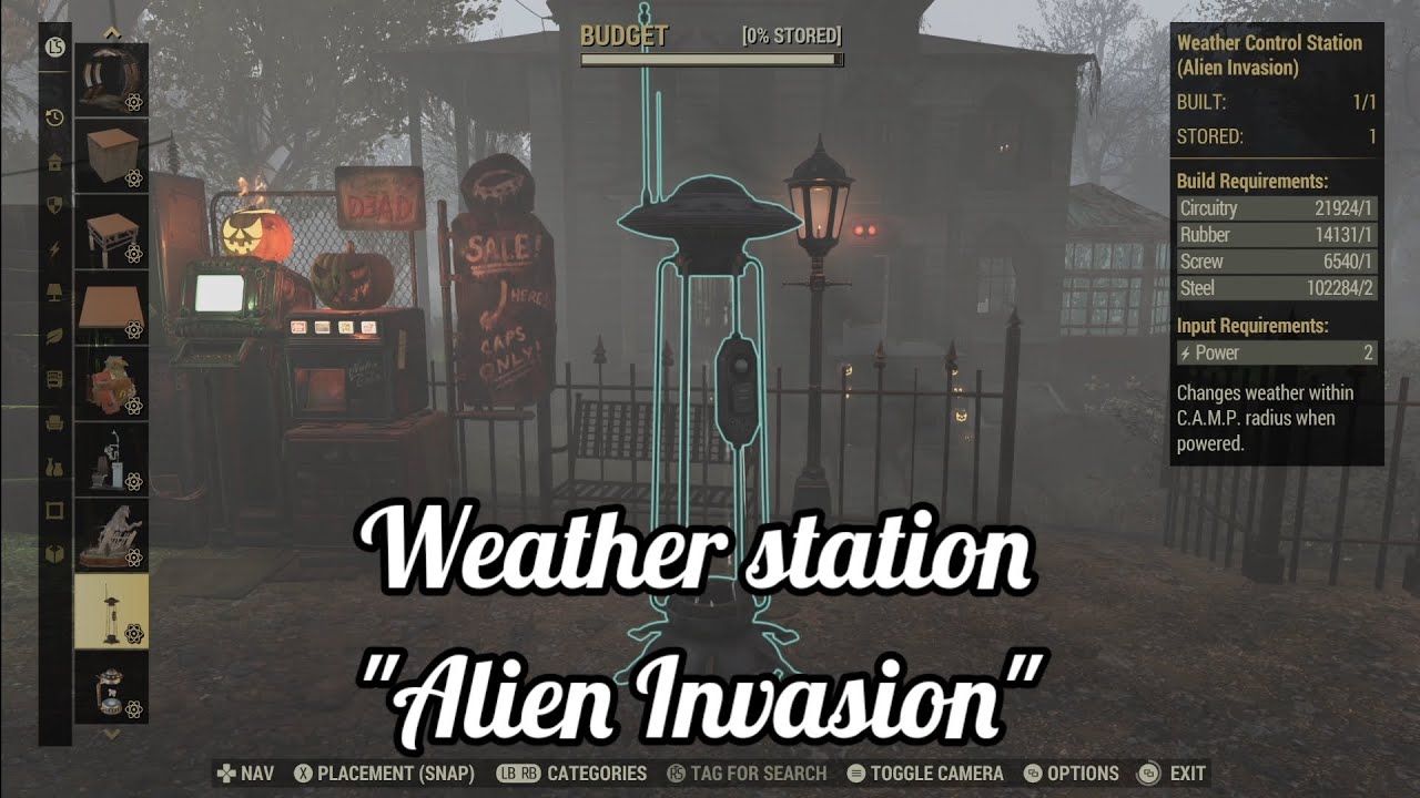 Fallout 76 - Weather station 