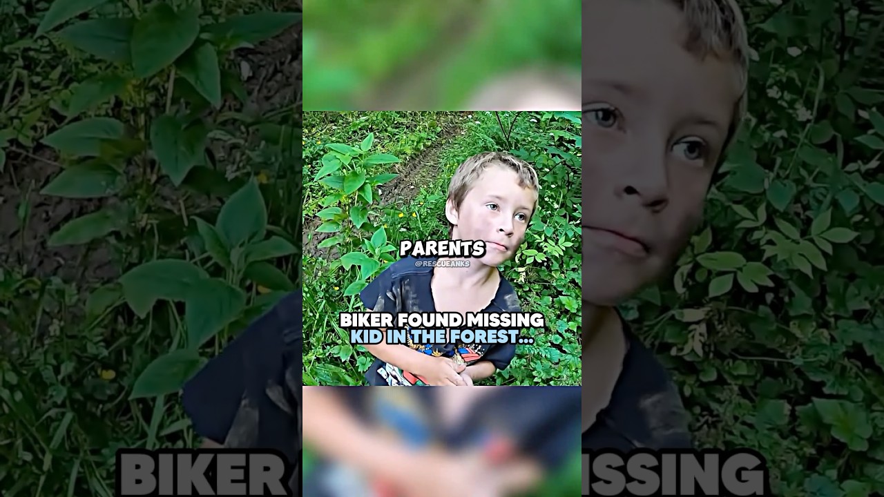 Biker Found Missing Kid in the Forest😳