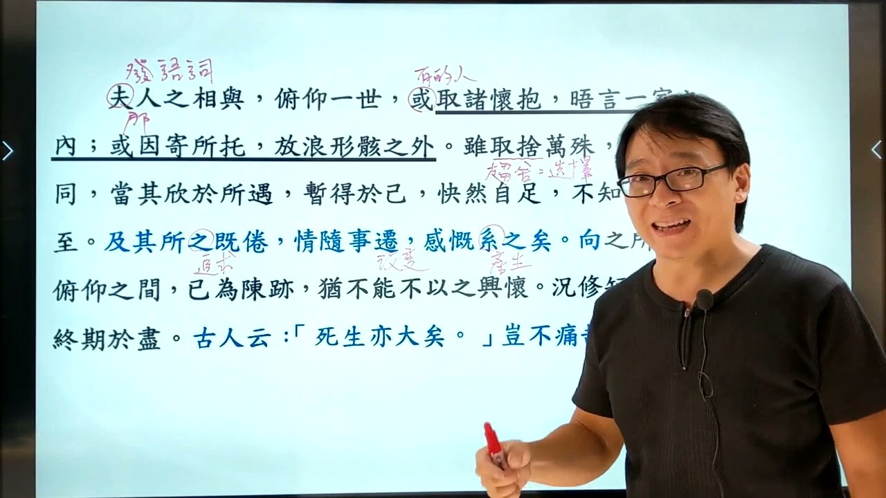 核心古文 21蘭亭集序