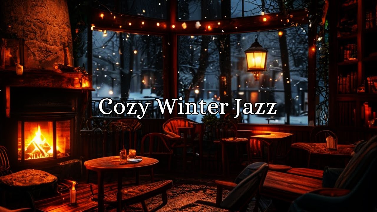 Cozy Winter Evening Jazz ☕ Soft Jazz Background Music for Relaxing