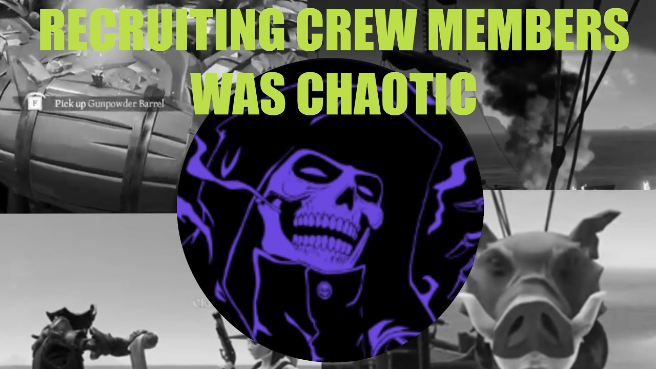 Recruiting on Skullomance’s community stream gets chaotic! 🏴‍☠️☠️🏴‍☠️⚓️Sea of thieves