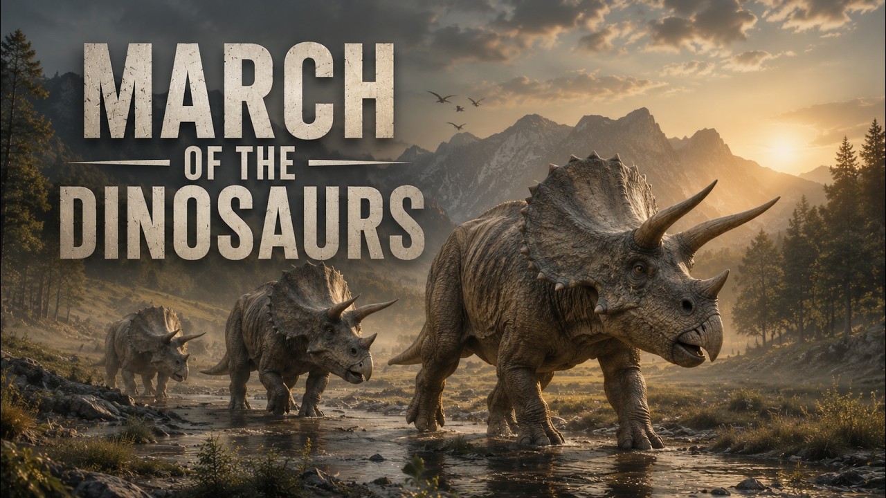 Dinosaurs Movie - MARCH OF THE DINOSAURS | dinosarus documentary full movie