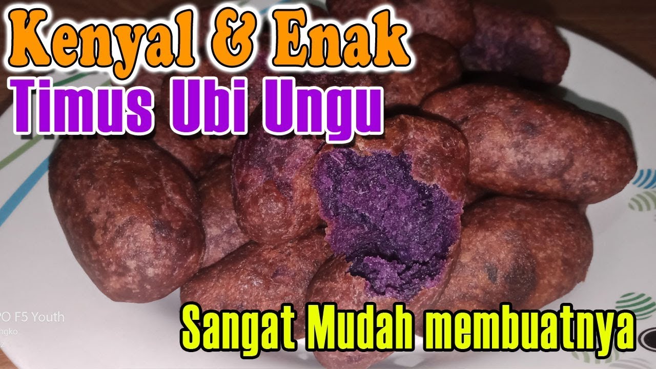 CARA MEMBUAT TIMUS UBI UNGU ENAK & KENYAL - RESEP MAKANAN INDONESIA