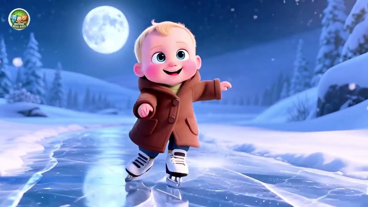 Baby Slides in the Snow ❄️🛝🎶 Fun Winter Adventure & Learning Song for Kids | Nursery Rhyme