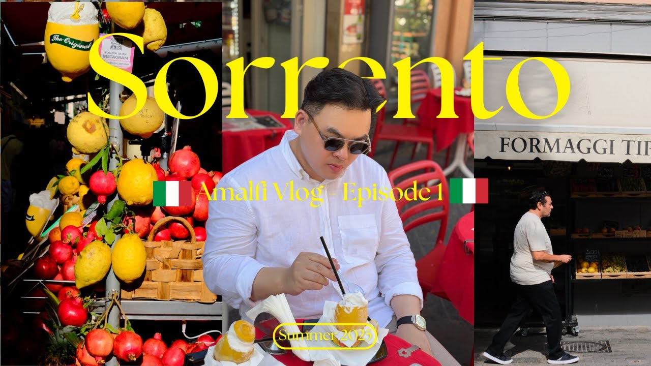 Sorrento Italy Travel Vlog 🇮🇹 | Amalfi Coast, Food & Sea Views