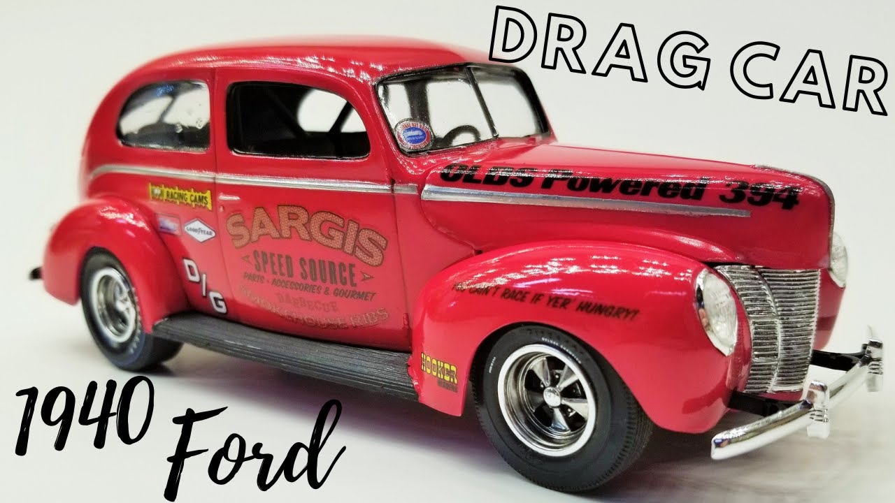 1940 Ford Drag Car By AMT is Complete!!