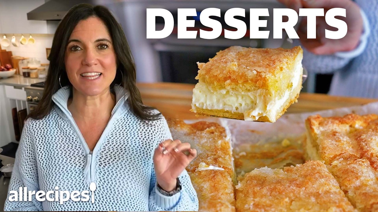 5 Easy Desserts Anyone Can Make (Peach Cobbler Dump Cake, Ice Cream Sandwich Cake & More!)