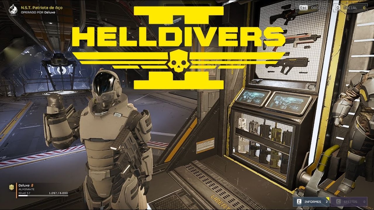 Helldivers 2 - Missão Recuperar Dados  - Contra Iluminados (Sem Comentários)