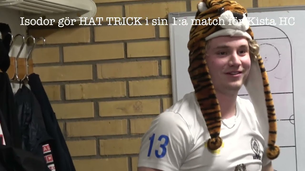 4/2-2025: Debut f&ouml;r Isidor Persson f&ouml;r Kista HC  och Hat trick mot Ormsta !