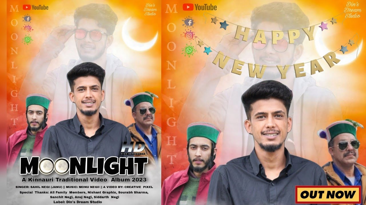 Moonlight Latest Traditional Kinnauri Song 2023|| Sahil  Negi, Music: Monu Negii, SAI Dream Studio