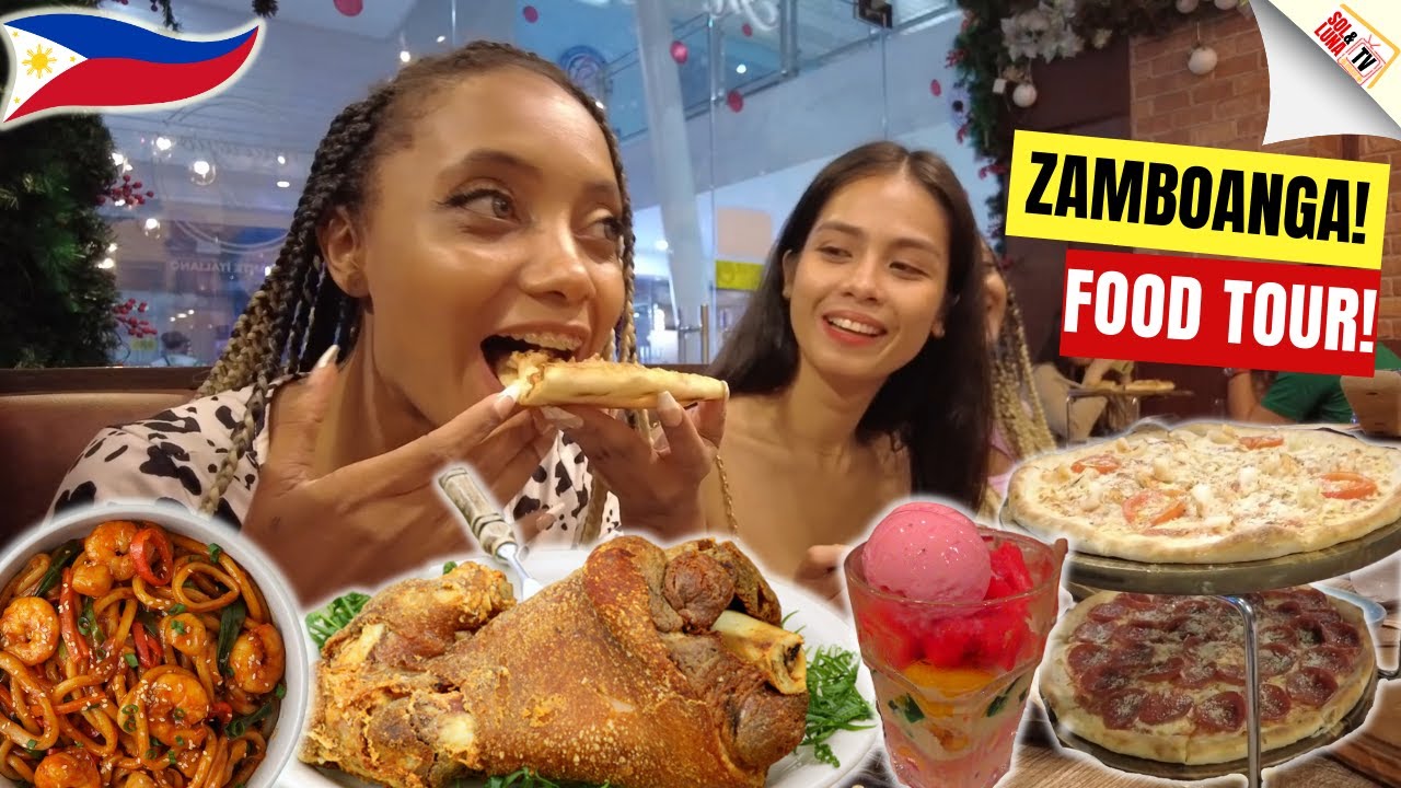 Latinas in the Philippines 🇵🇭 The ULTIMATE Zamboanga City FOOD tour! |  Sol & Luna TV 🇩🇴