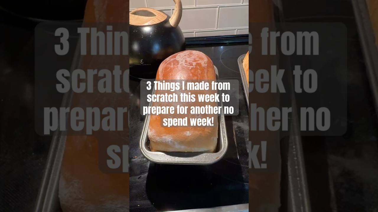 Cooking from scratch to prepare for NO SPEND week 3!! 