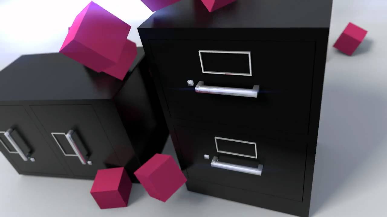 Physics Test 10 - File Cabinets (Blender 2.5)