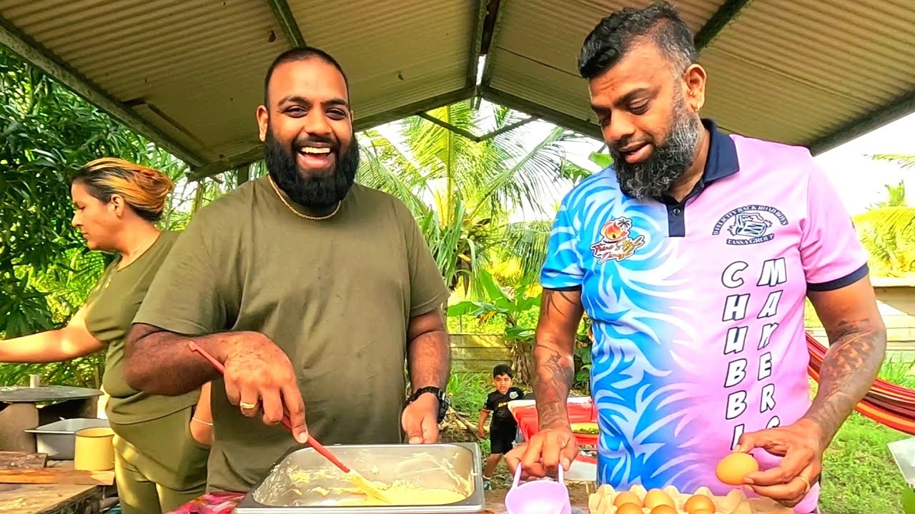 Fireside Cooking DOUBLE FEAST: Curried Pork with Peas & Traditional Pound Cake! 🇹🇹🔥