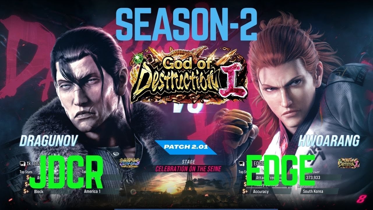 Tekken 8 Season 2 Version 2.01 - Nerfed Dragunov struggling against Hwoarang